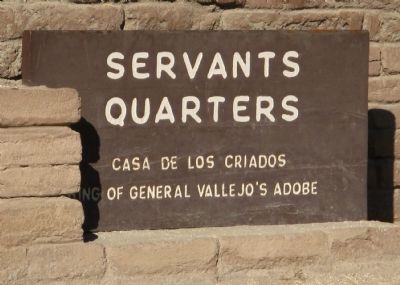 Servants Quarters Marker image. Click for full size.