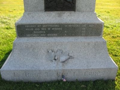 Inscription at the Base of the Monument. Click for full size. Inscription at the Base of the Monument image. Click for full size.