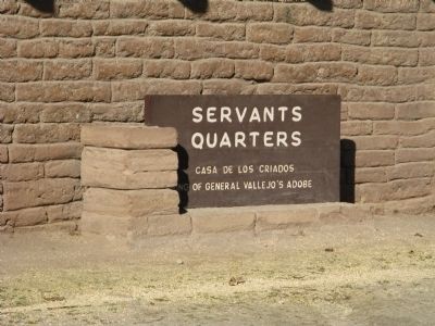 Servants Quarters Marker image. Click for full size.