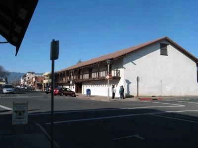 Sonoma Barracks Looking West on East Spain Street image. Click for full size.