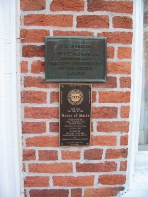 Plaques on the Portico image. Click for full size.