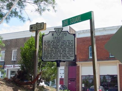 Crozet Marker. Click for full size. Crozet Marker image. Click for full size.
