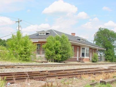 Crozet Station, Now the Public Library image. Click for full size.