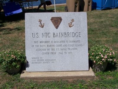 U. S. NTC Bainbridge Marker image. Click for full size.