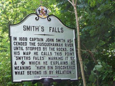 Smith's Falls Marker. Click for full size. Smith's Falls Marker image. Click for full size.