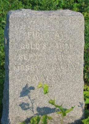 Fight at Gold's Farm Marker. Click for full size. Fight at Gold's Farm Marker image. Click for full size.