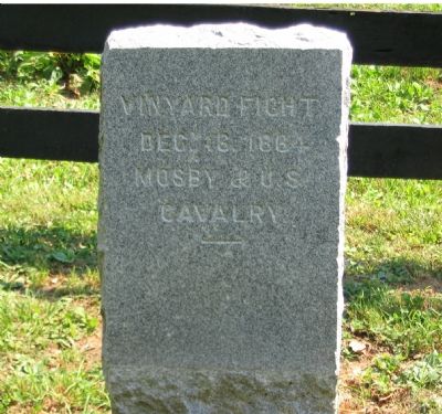 Vinyard Fight Marker. Click for full size. Vinyard Fight Marker image. Click for full size.