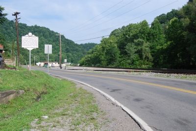 Marker along US 52. Click for full size. Marker along US 52 image. Click for full size.