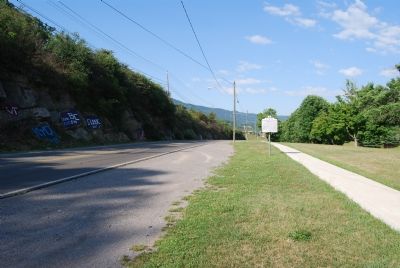 Marker on South College Avenue image. Click for full size.