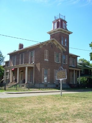 The Bates-Hendricks House and Marker image. Click for full size.