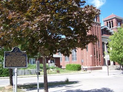 Holy Rosary Catholic Church and the Marker. Click for full size. Holy Rosary Catholic Church and the Marker image. Click for full size.