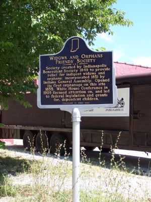 Widows and Orphans Friends’ Society Marker. Click for full size. Widows and Orphans Friends’ Society Marker image. Click for full size.