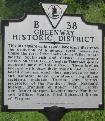 Greenway Historic District Marker. Click for full size. Greenway Historic District Marker image. Click for full size.