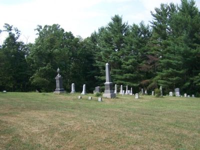 Mount Tabor Cemetery adjacent to the marker image. Click for full size.