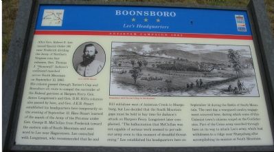 Boonsboro Marker image. Click for full size.