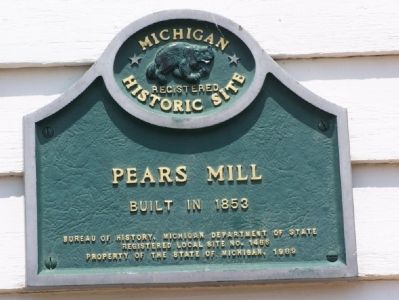 Pears Mill Marker image. Click for full size.