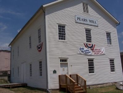 Pears Mill, the only remaining water-powered mill built along Buchanan's McCoy Creek. image. Click for full size.