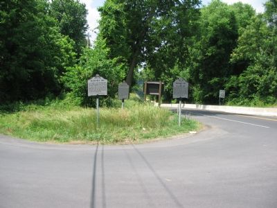 Markers Clustered at the Intersection of Shepherdstown Pike and Canal Road image, Touch for more information