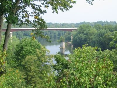 Rumsey Bridge Seen from the Rumsey Monument, Shepherdstown, WV image. Click for full size.