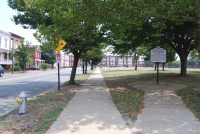 Marker on W Leigh Street at Brook Road image. Click for full size.