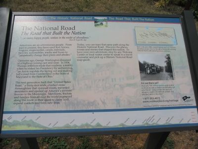 The National Road Marker image. Click for full size.