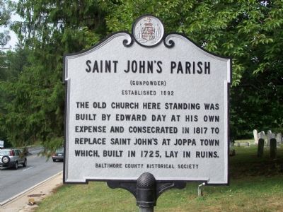 St, John's Parish Marker image. Click for full size.