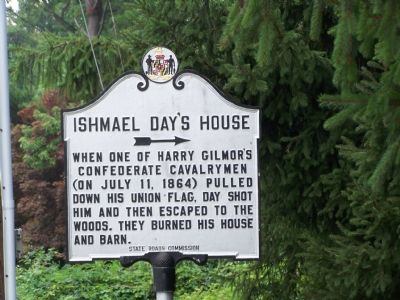 Ishmael Day's House Marker image. Click for full size.