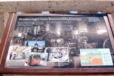Producing Clean Renewable Energy. Click for full size. Producing Clean Renewable Energy image. Click for full size.