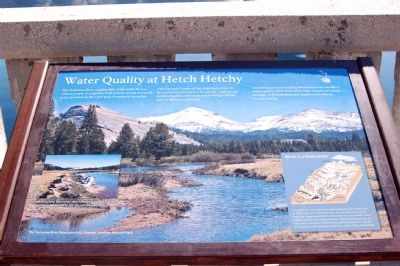 Water Quality at Hetch Hetchy. Click for full size. Water Quality at Hetch Hetchy image. Click for full size.