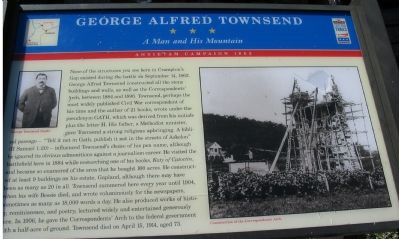 George Alfred Townsend Marker image. Click for full size.