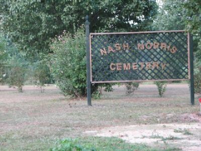 Nash Morris Cemetery adjoining the Quaker Cemetery. Click for full size. Nash Morris Cemetery adjoining the Quaker Cemetery image. Click for full size.