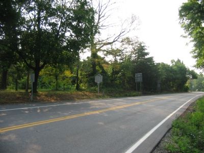Marker Just over the State Line. Click for full size. Marker Just over the State Line image. Click for full size.