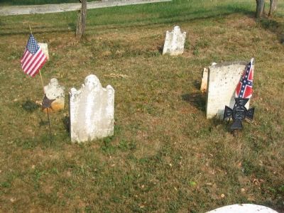 Graves of George Adam and George W. Moler, Jr. image. Click for full size.