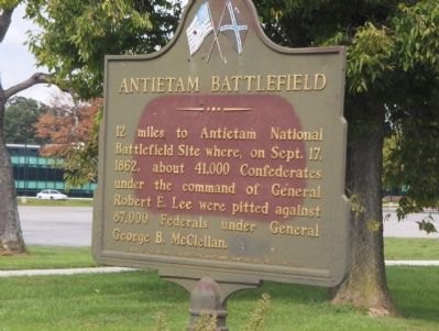 Antietam Battlefield Marker image. Click for full size.