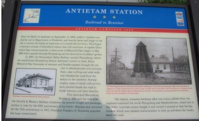 Antietam Station Marker image. Click for full size.