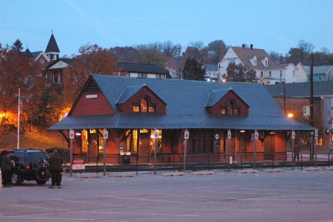 Brunswick Station at Dusk image. Click for full size.