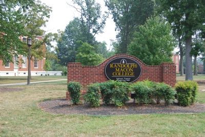 Entrance to Randolph-Macon College. Click for full size. Entrance to Randolph-Macon College image. Click for full size.