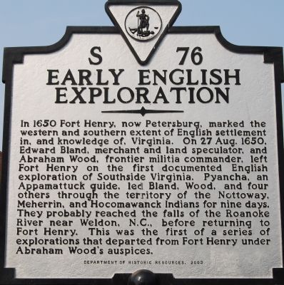 Early English Exploration Marker image. Click for full size.