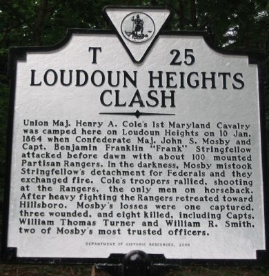 Loudoun Heights Clash Marker image. Click for full size.