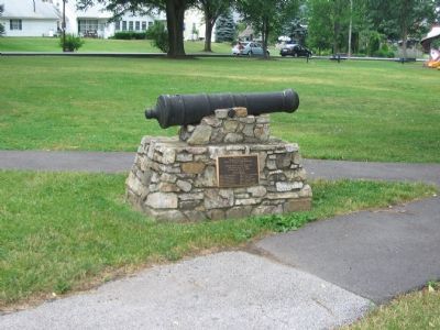 Marker on the Base Holding the Cannon image. Click for full size.