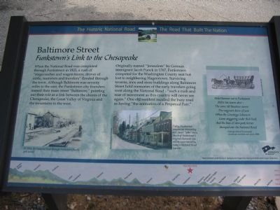 Baltimore Street Marker image. Click for full size.