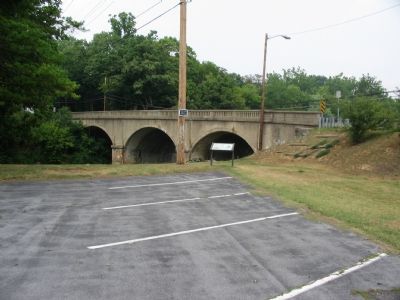 The Marker Standing to the East End of the Bridge image. Click for full size.