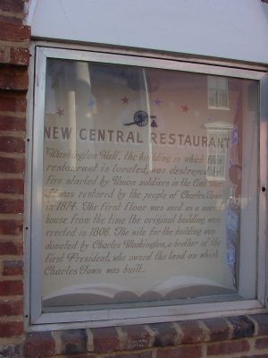 New Central Restaurant “Marker” image. Click for full size.