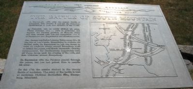 The Battle of South Mountain Marker image. Click for full size.
