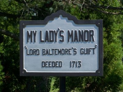 My Lady's Manor Marker image. Click for full size.
