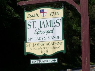 St. James's Church Sign image. Click for full size.