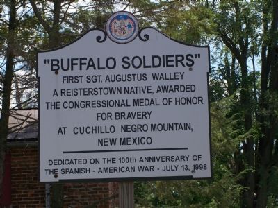 "Buffalo Soldiers" Marker. Click for full size. "Buffalo Soldiers" Marker image. Click for full size.