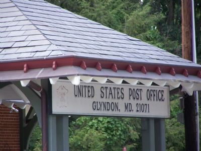 Train Station is now the Glyndon Post Office image. Click for full size.
