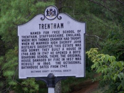 Trentham Marker. Click for full size. Trentham Marker image. Click for full size.