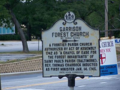 Garrison Forest Church (St. Thomas Parish) Marker image. Click for full size.